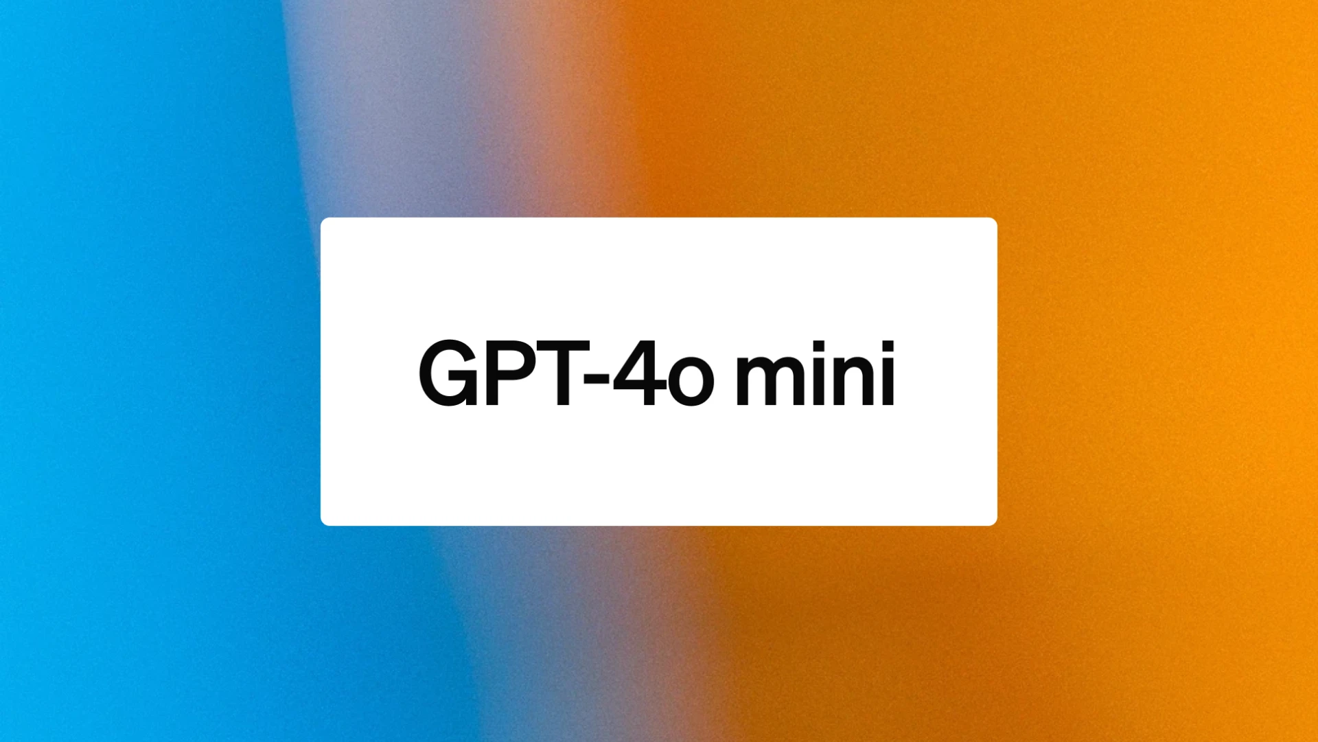 GPT-4o mini: avançando na inteligência com eficiência de custos